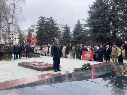 В Нальчике прошел митинг в честь Дня защитника Отечества