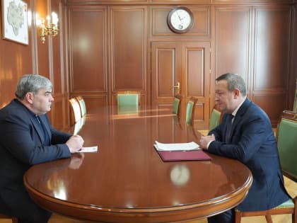 Казбек Коков встретился с исполняющим обязанности главы администрации Урванского района