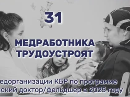 Земские доктора и фельдшеры получают работу во всех районах Кабардино-Балкарии