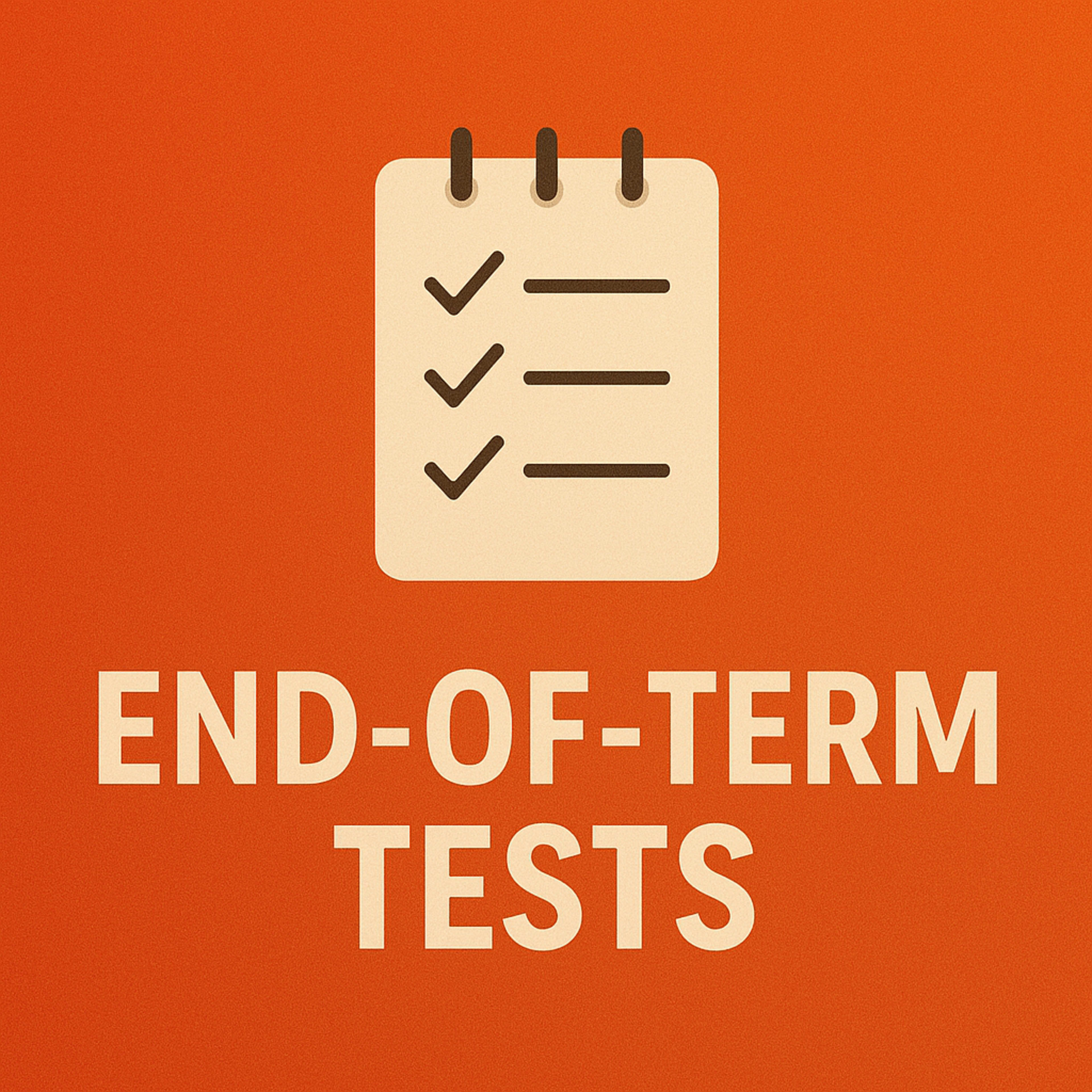 End-of-Term Tests photo 1