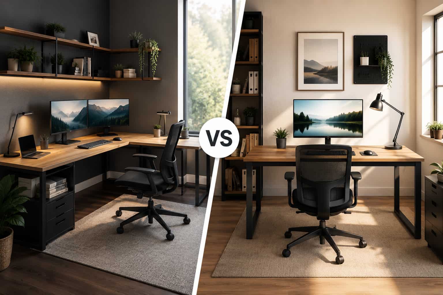 L-Shaped Desk vs Straight Desk: Which Is Right for Your Home Office?