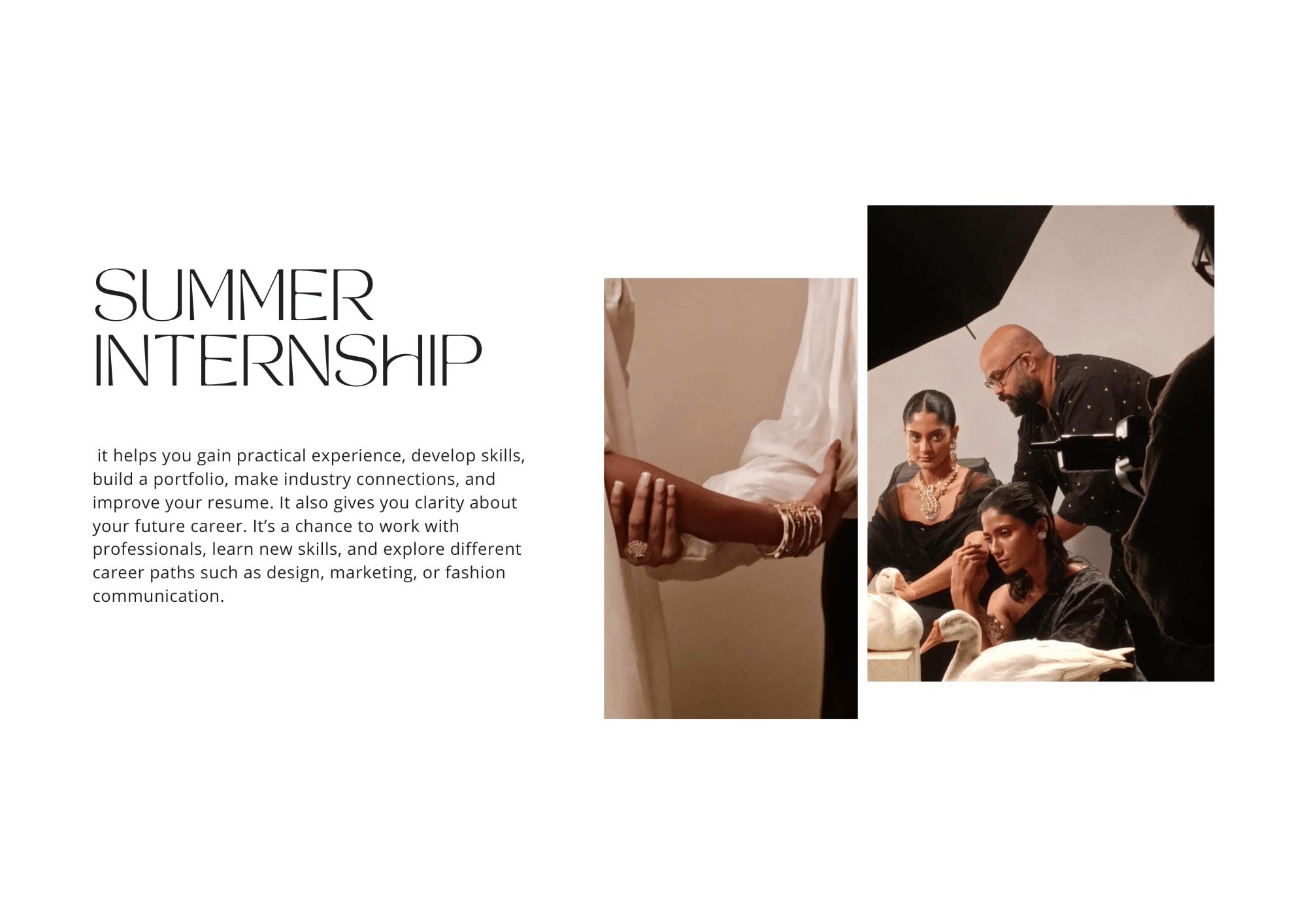 Internship — slide 1