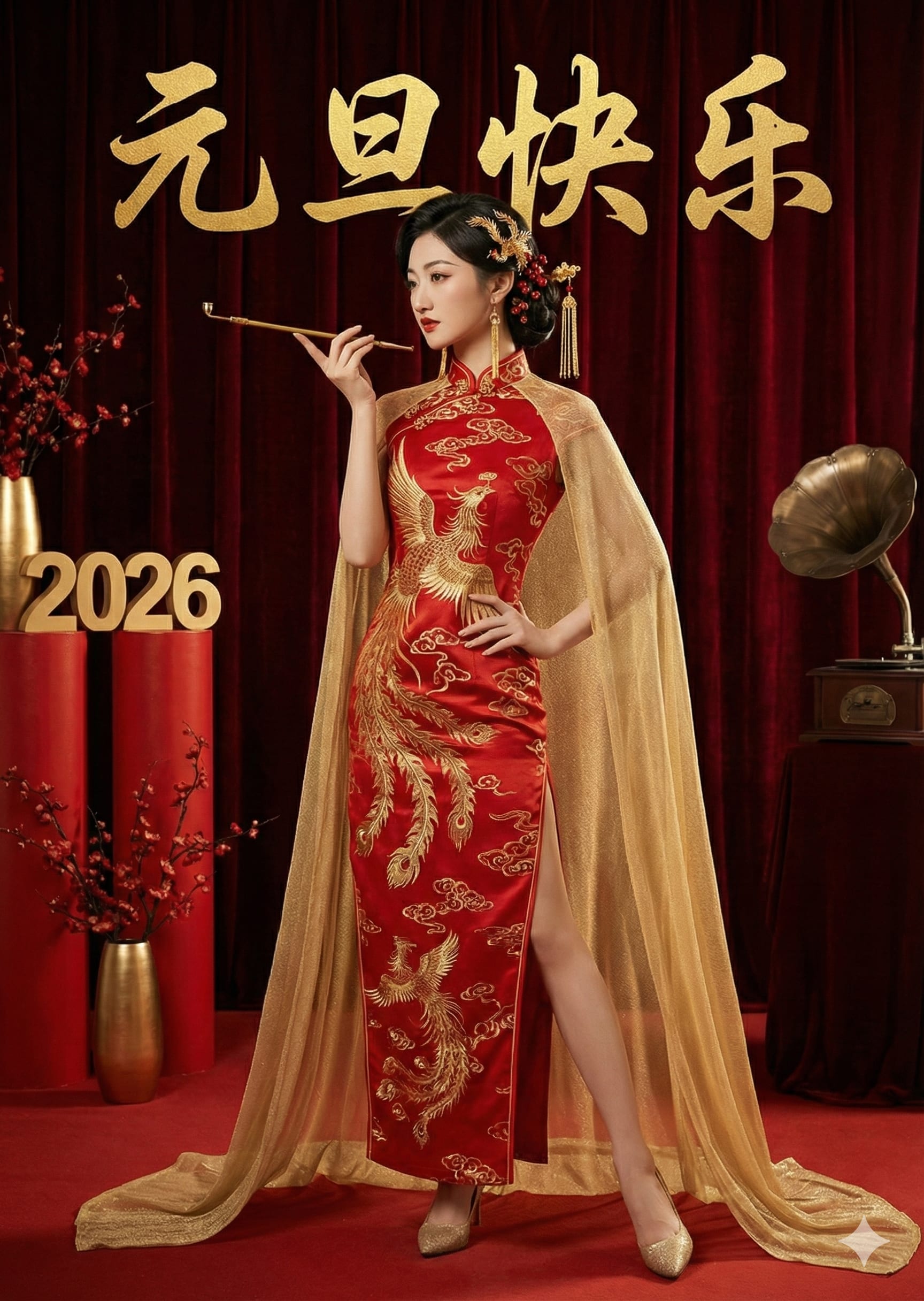 元旦特辑：复古旗袍名媛风