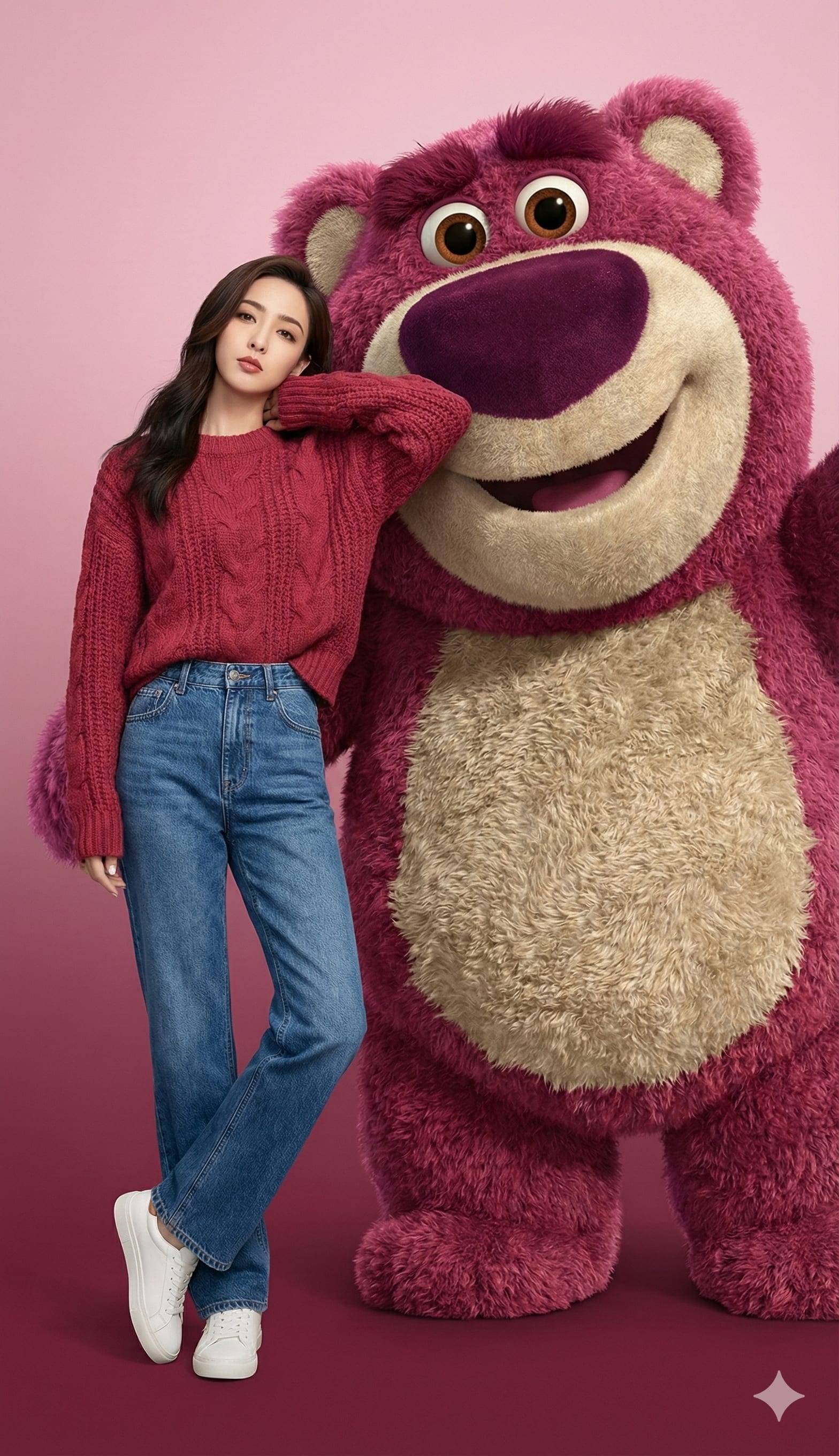 3D卡通巨物合影：时尚互动