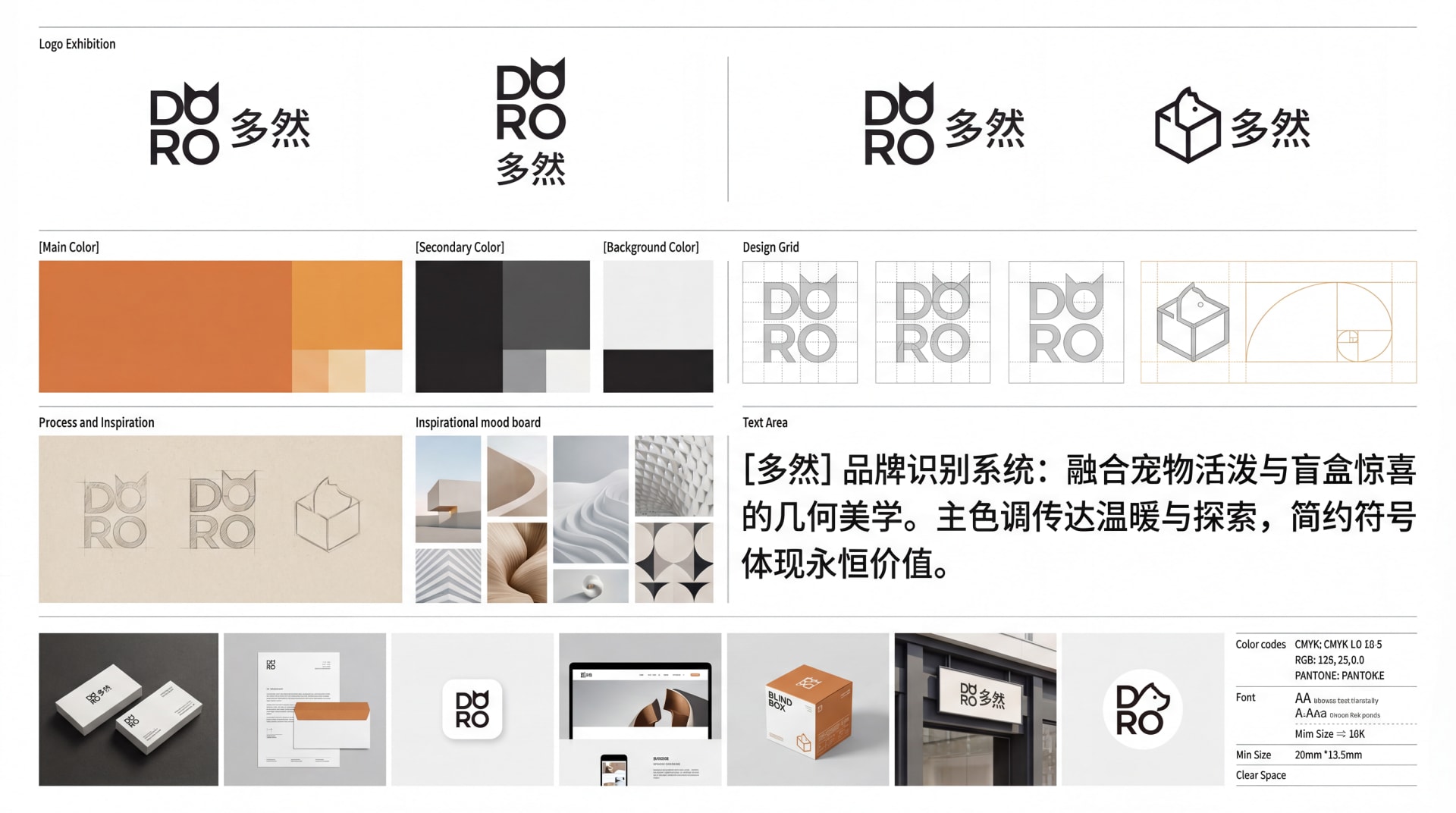 专业品牌VI设计展示板