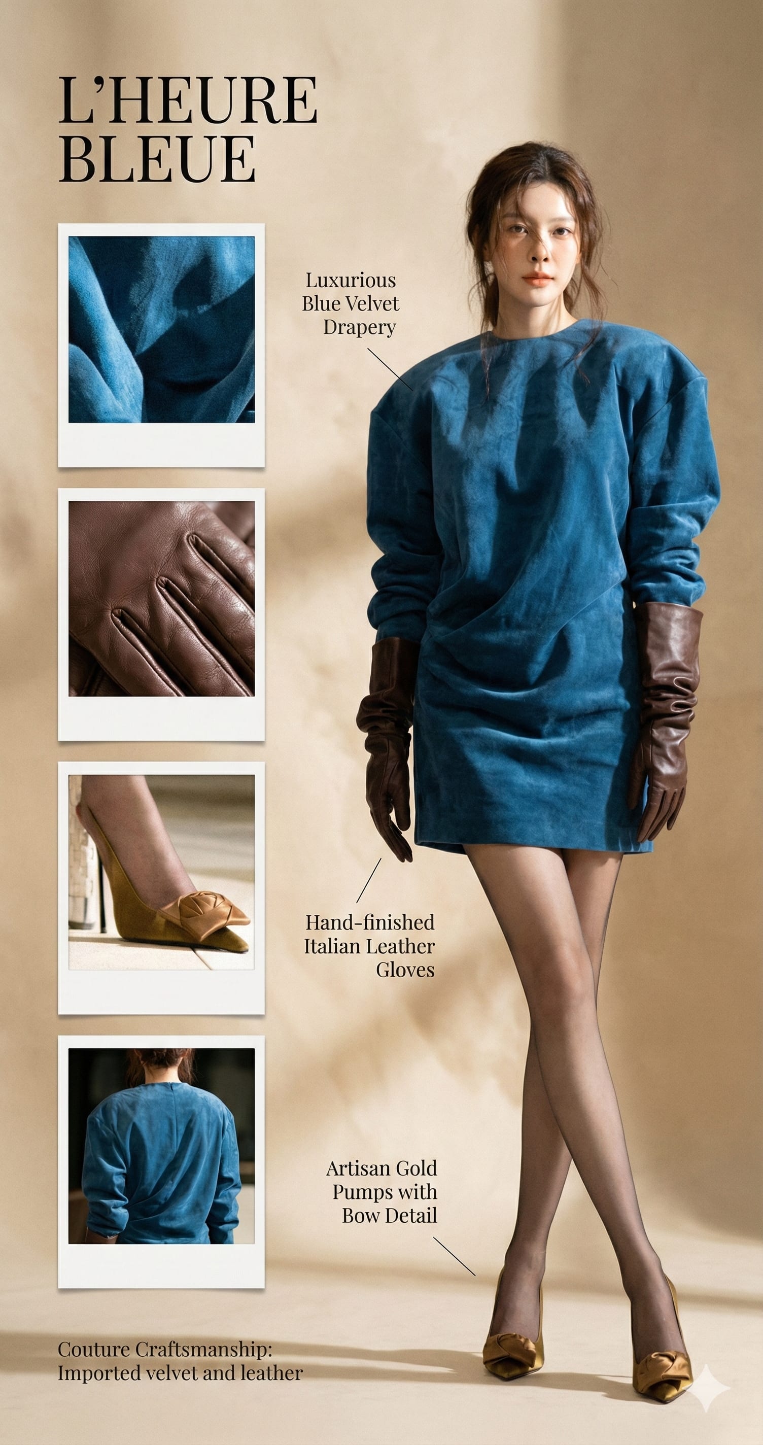 多视角服装分解：时尚杂志风