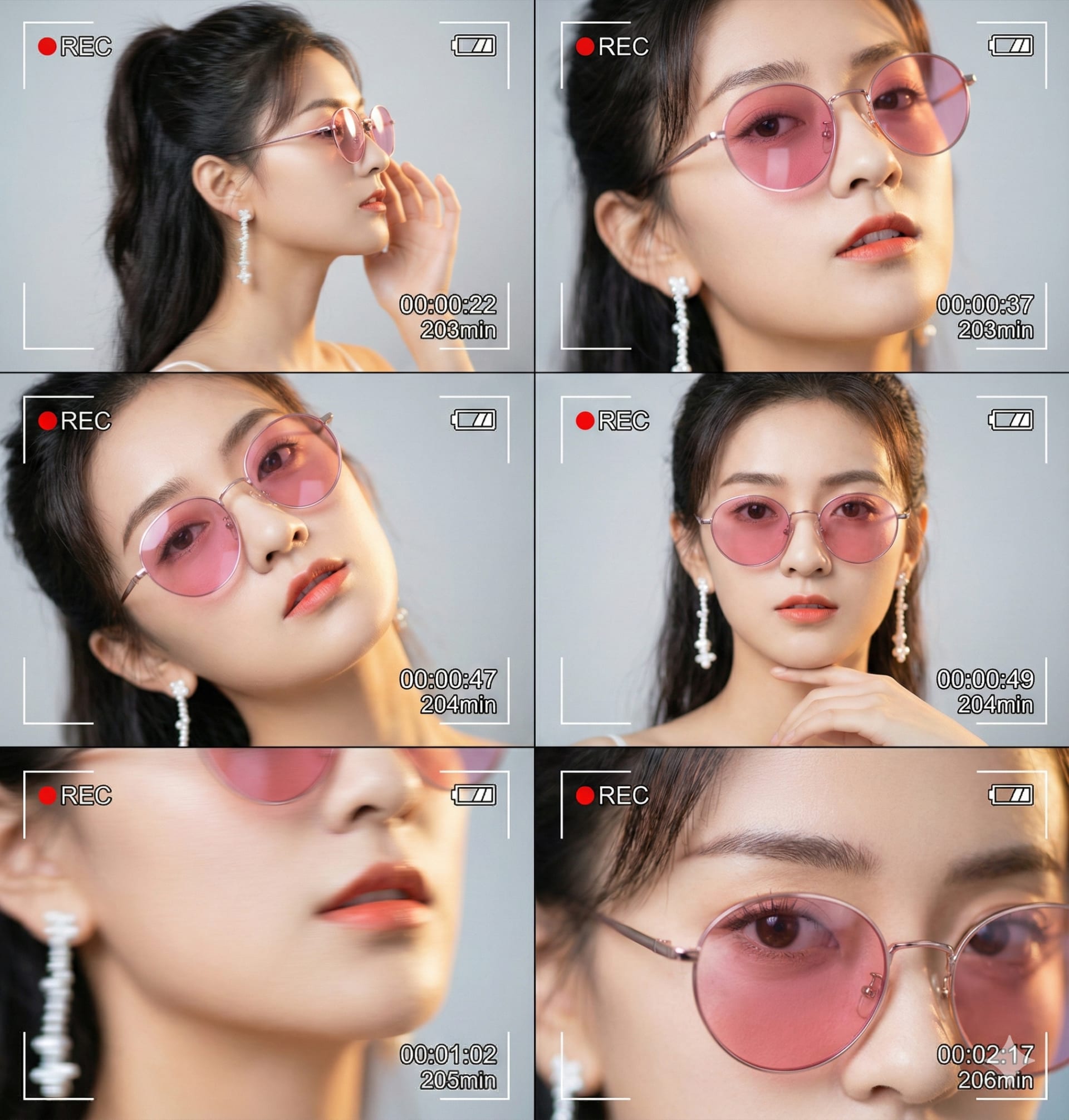 Z世代未来感电影拼贴：VHS界面