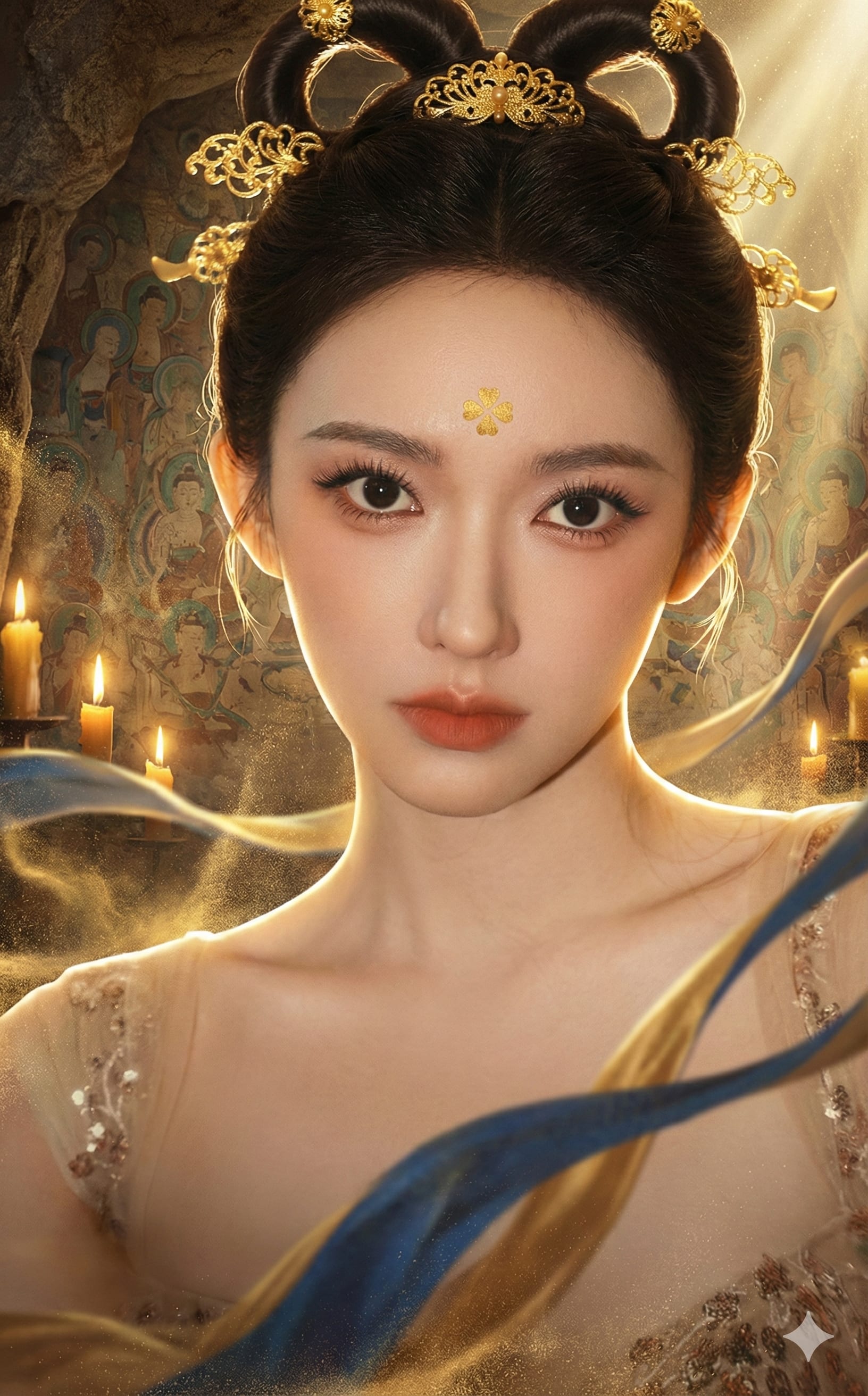 敦煌岩彩：盛世神女肖像