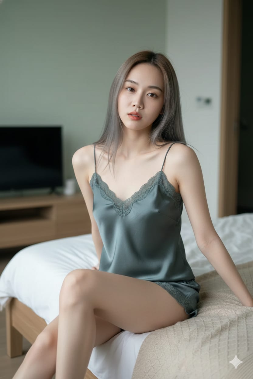 静谧时刻：自然日光下的私密肖像