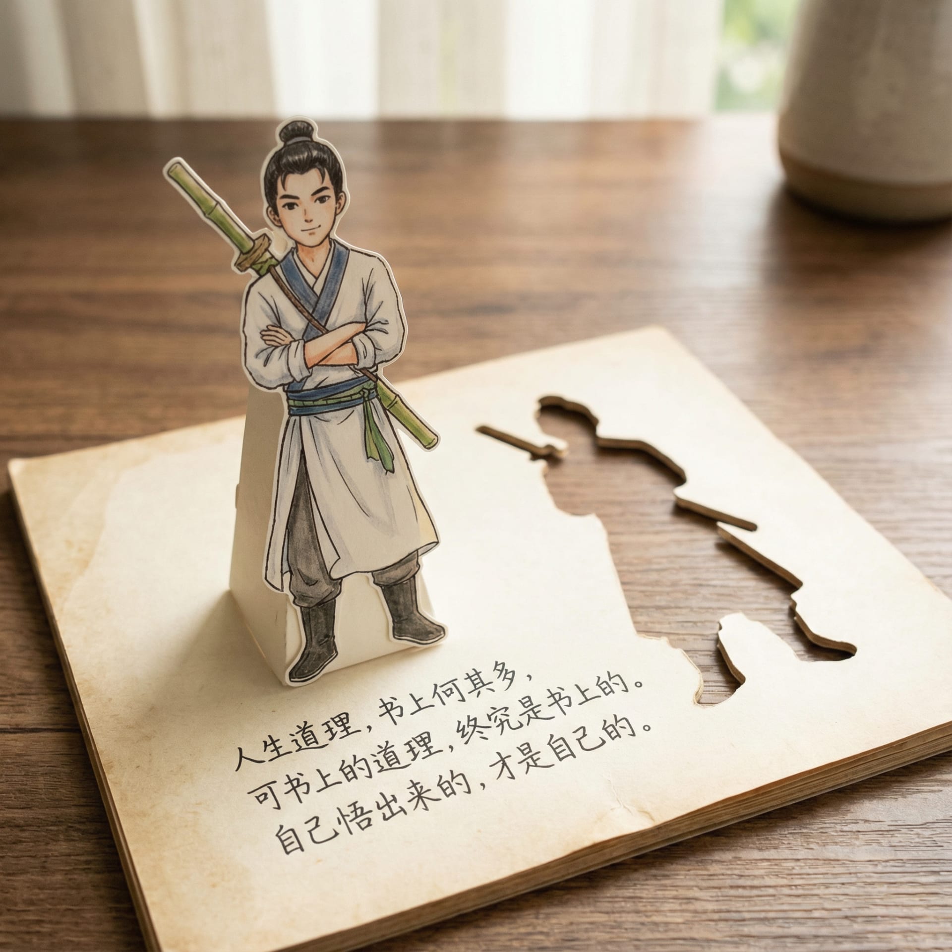 纸艺剪纸效果角色