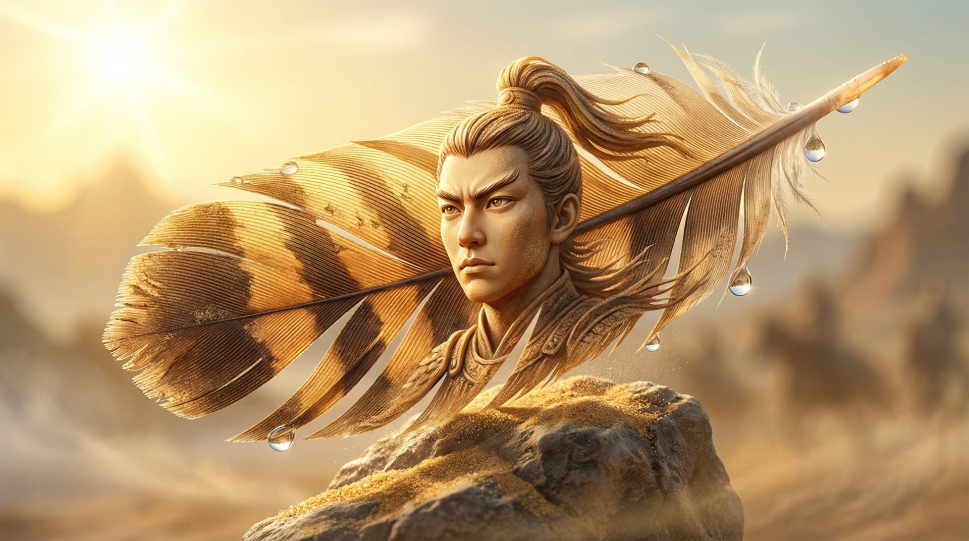 自然微雕肖像模板