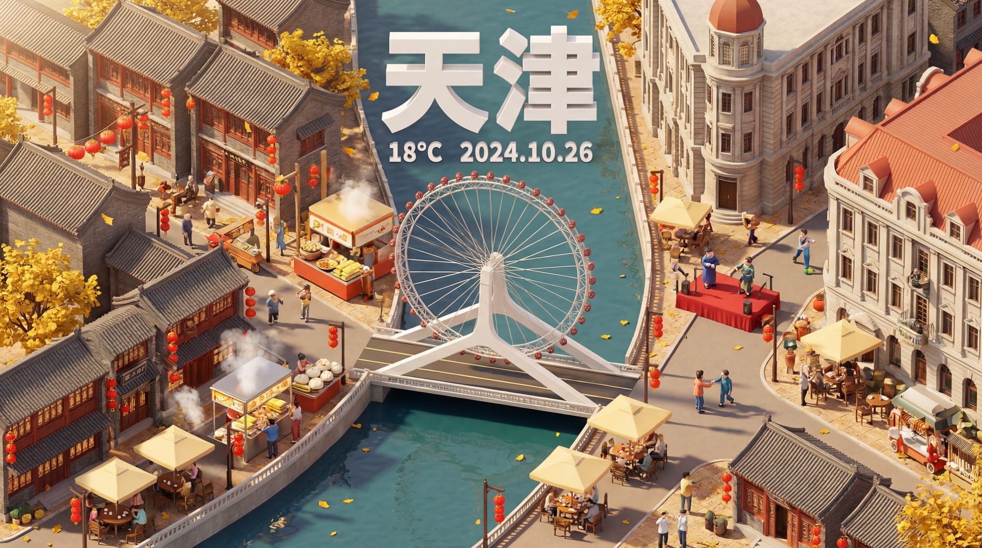 3D微缩城市风情