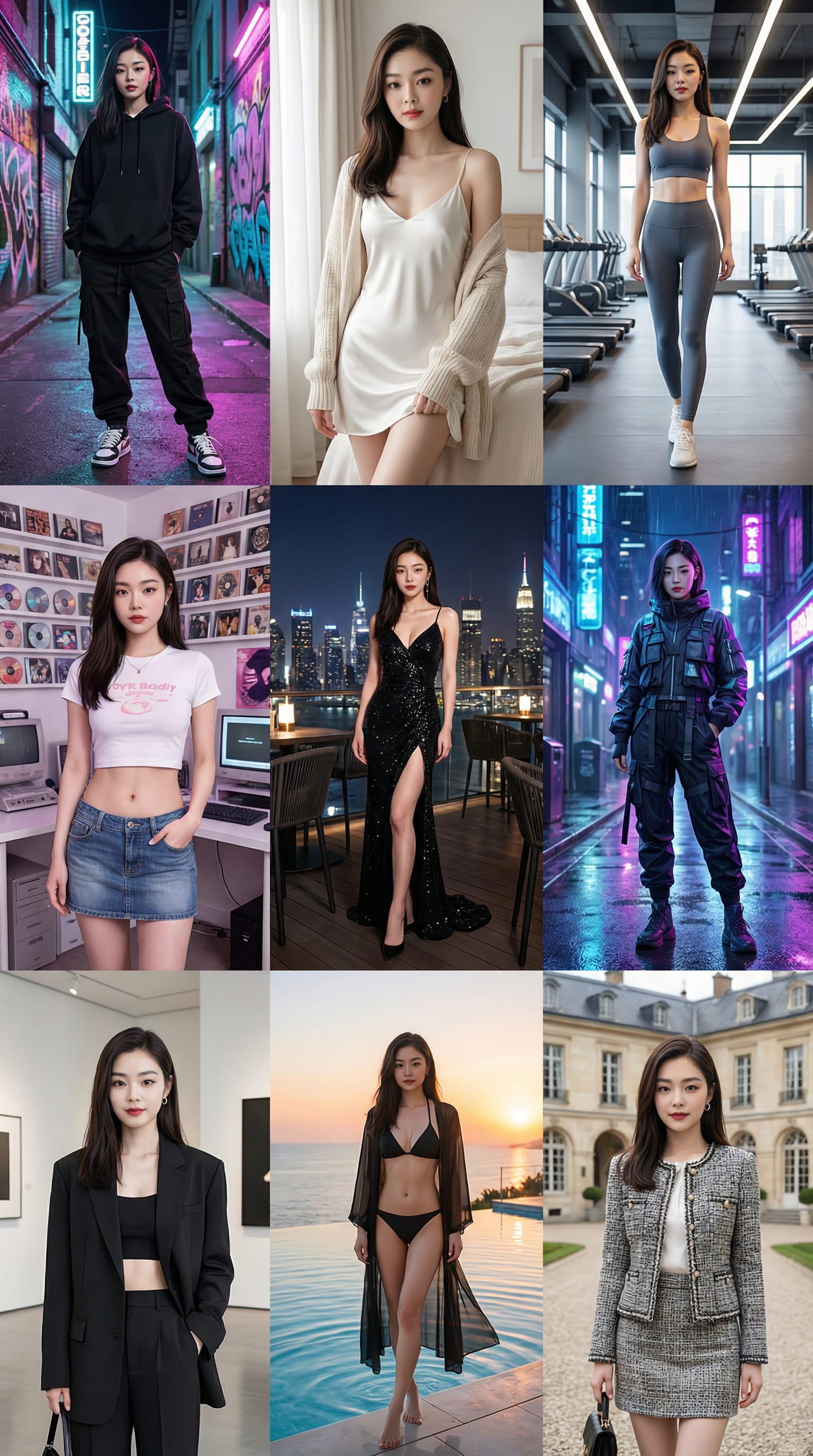 9种潮流时尚穿搭拼贴