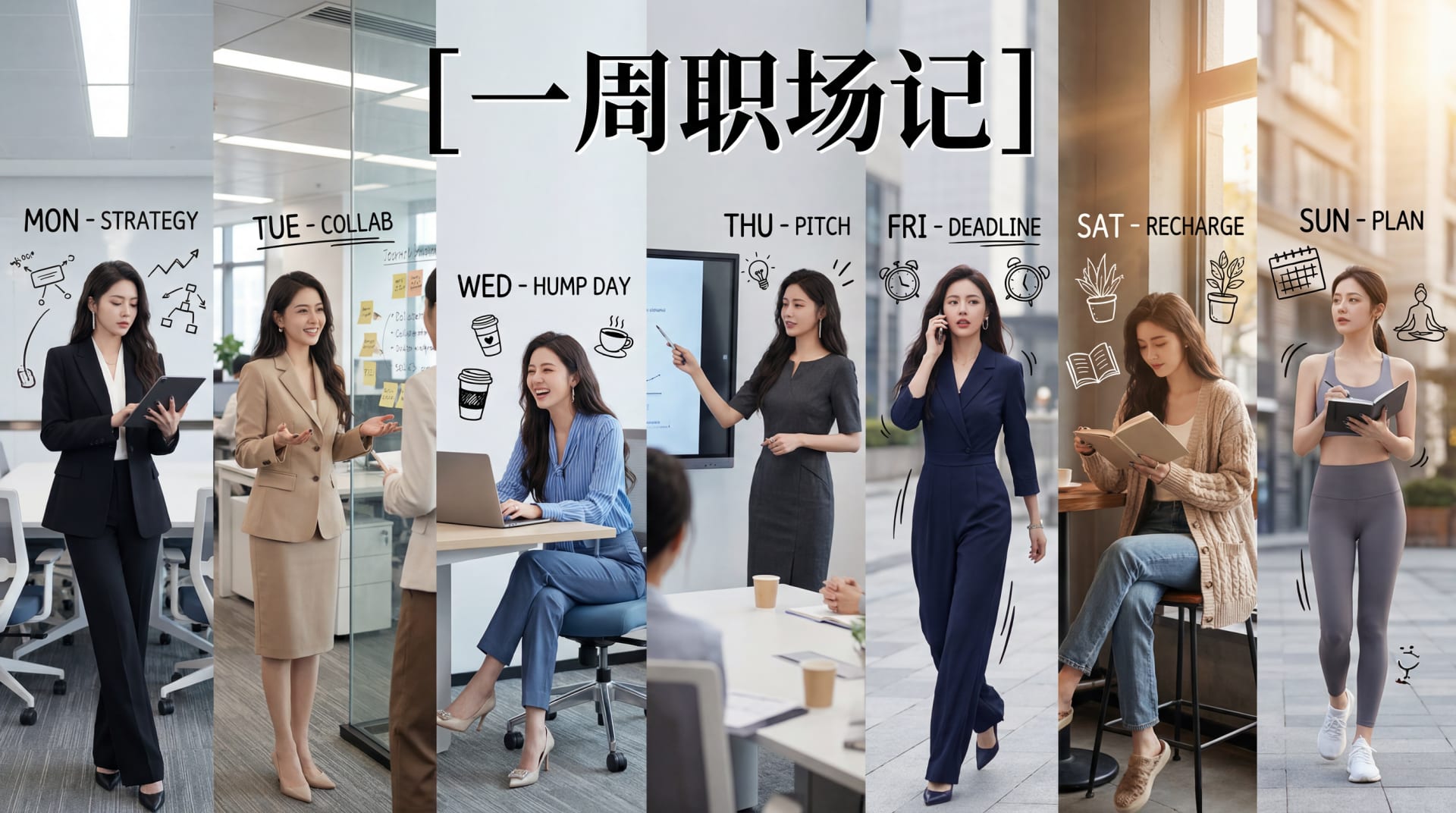 一周七日穿搭挑战