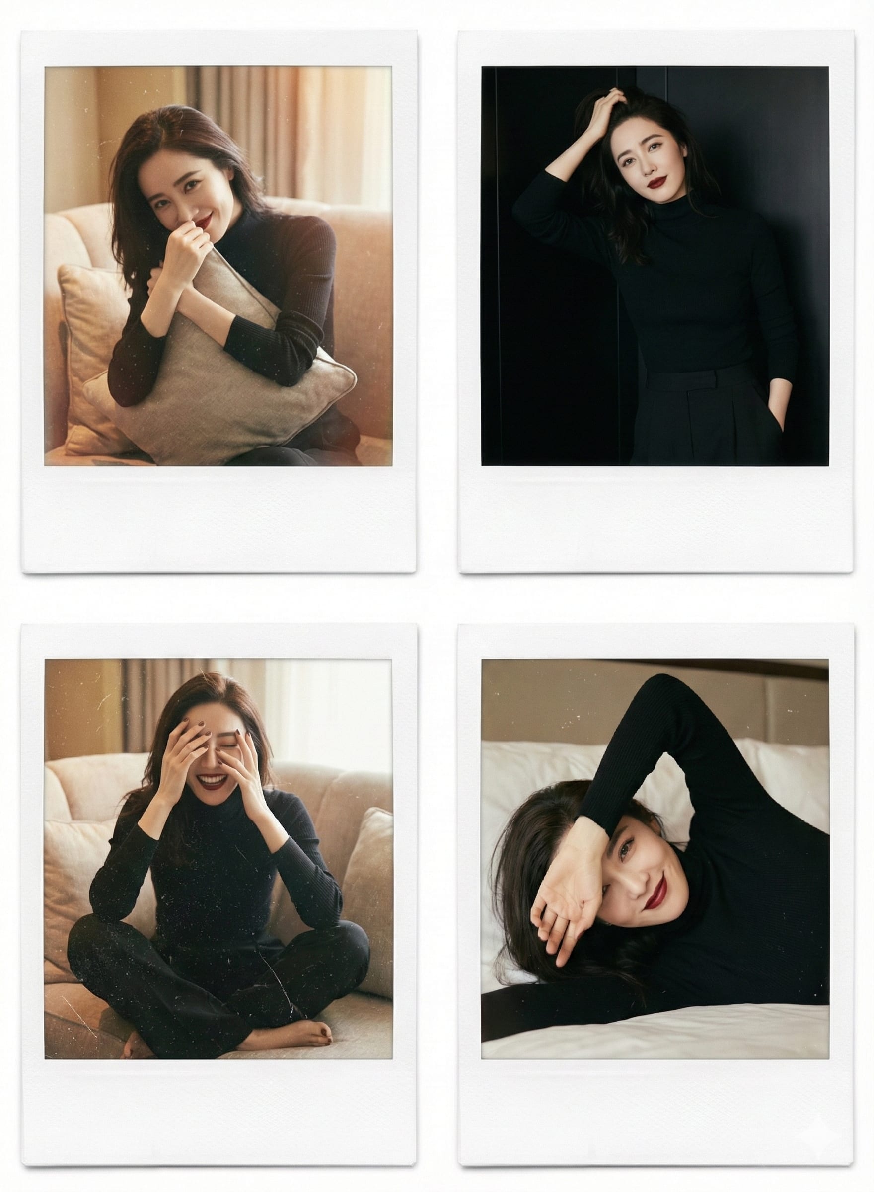 复古胶片四宫格拼贴