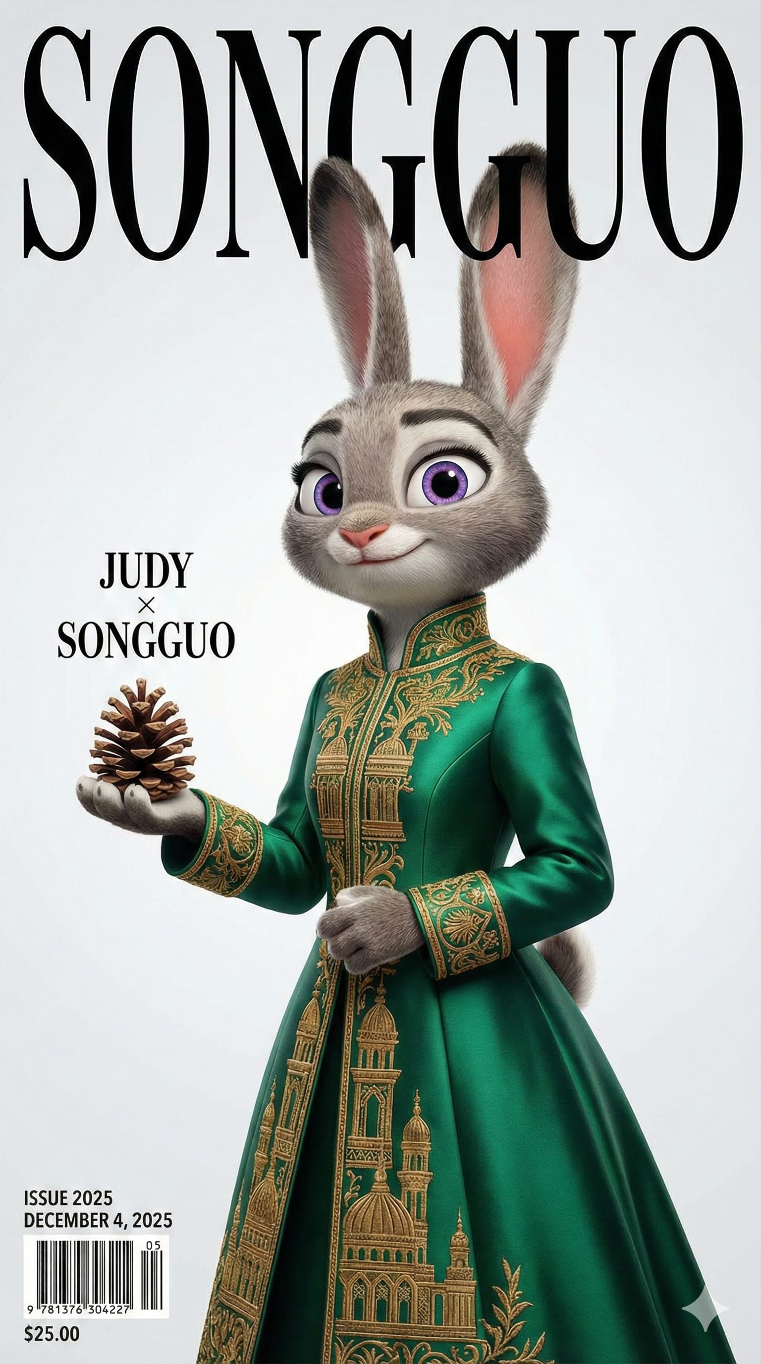 朱迪和松果的联名杂志