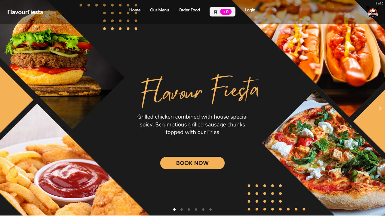 Flavour Fiesta -Your Tasty Online Restaurant. screenshot 1