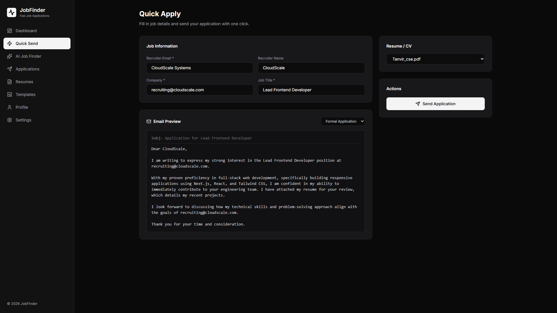 Job Finder AI - Smart Job Search & Application CRM screenshot 2