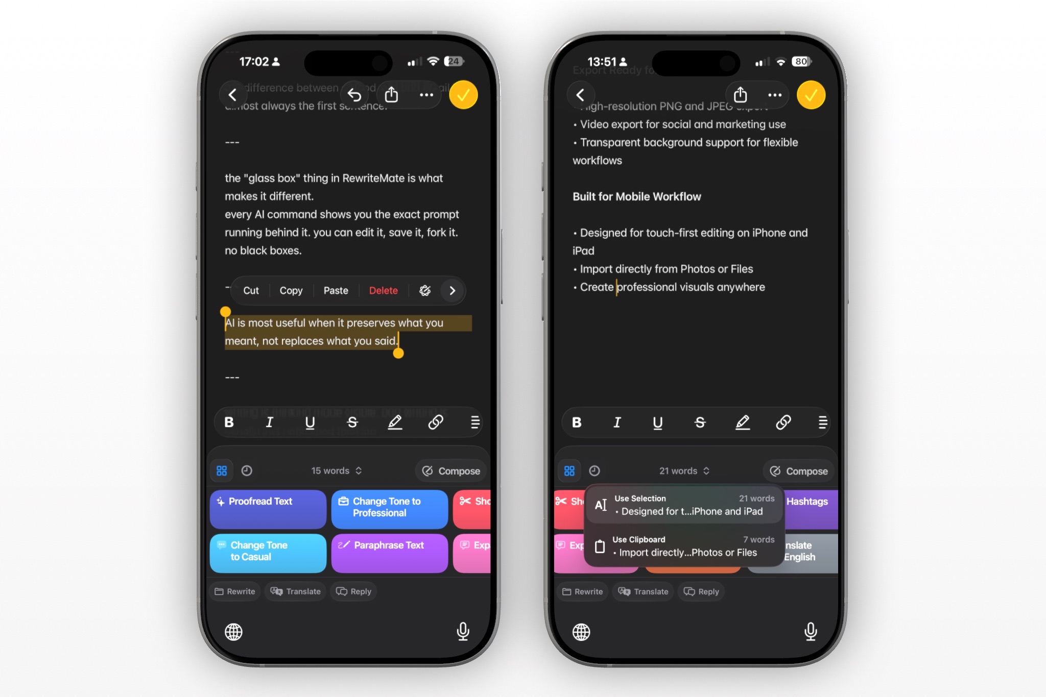 RewriteMate AI Keyboard