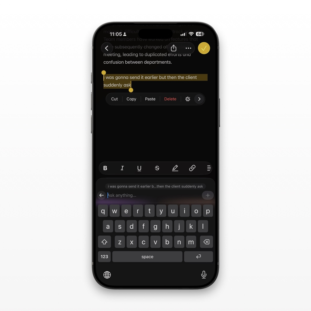 Ask AI Keyboard