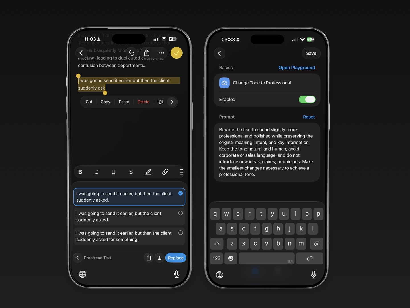 RewriteMate AI Keyboard