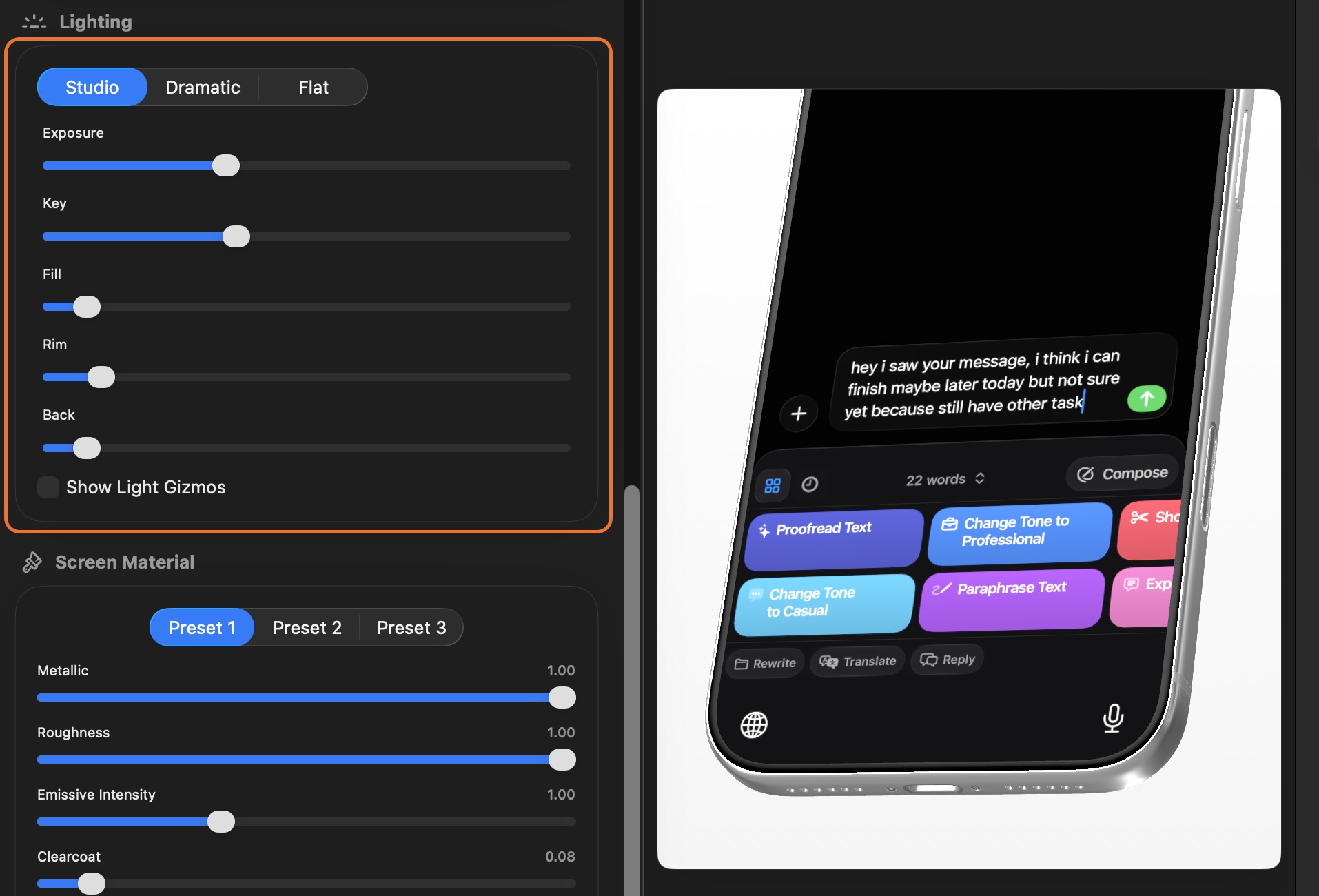 Protato 3D mockup
