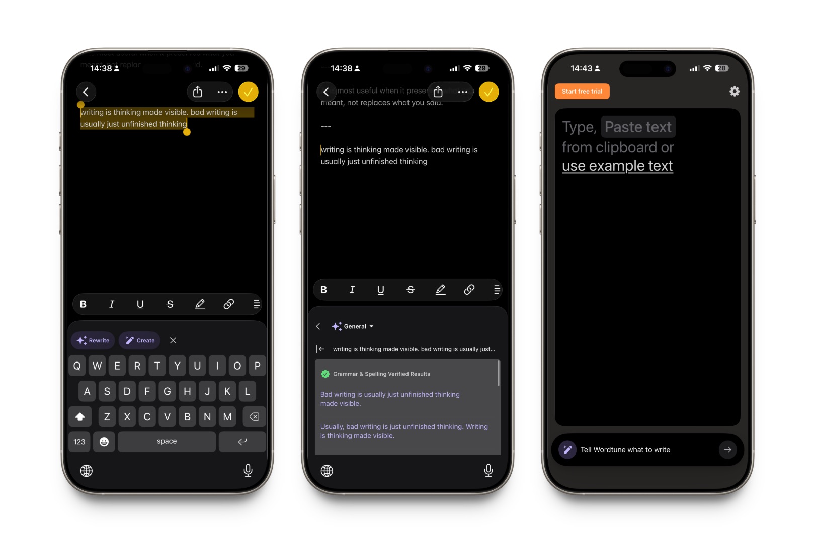 Wordtune AI Keyboard