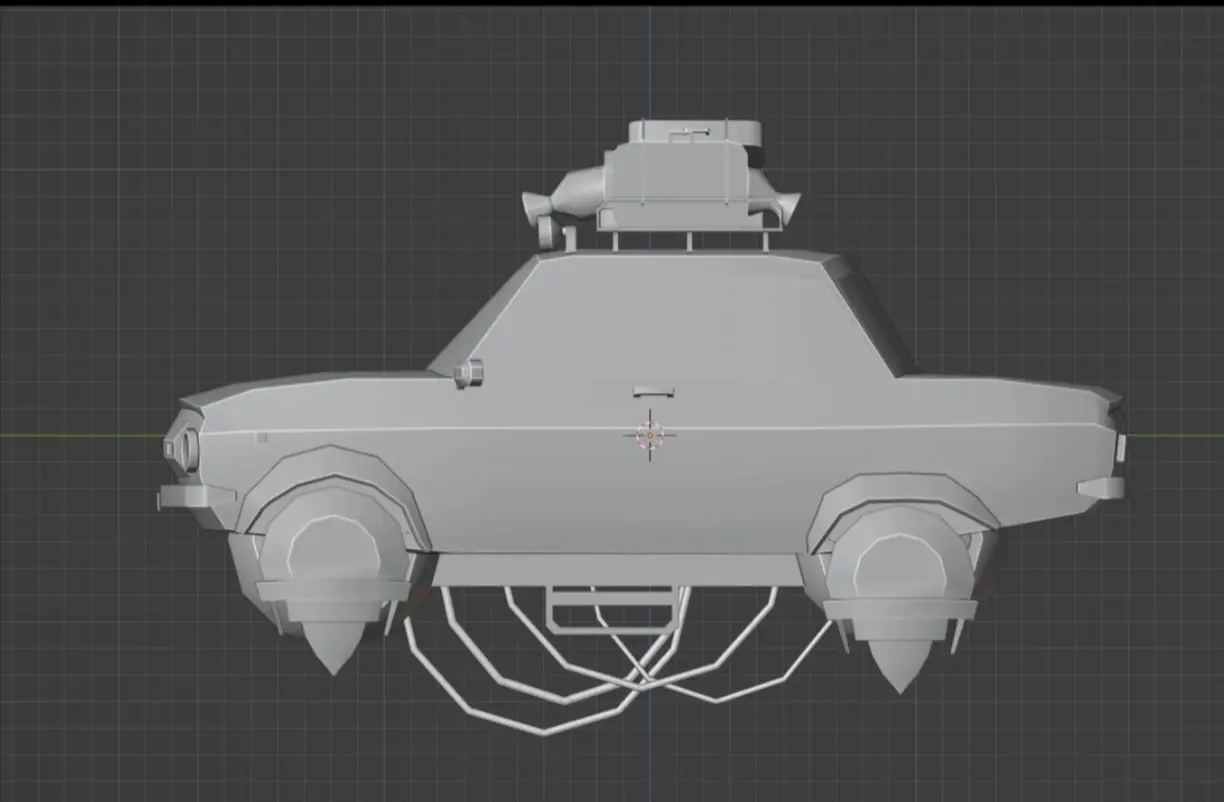 Game screenshot showing spaceship close view