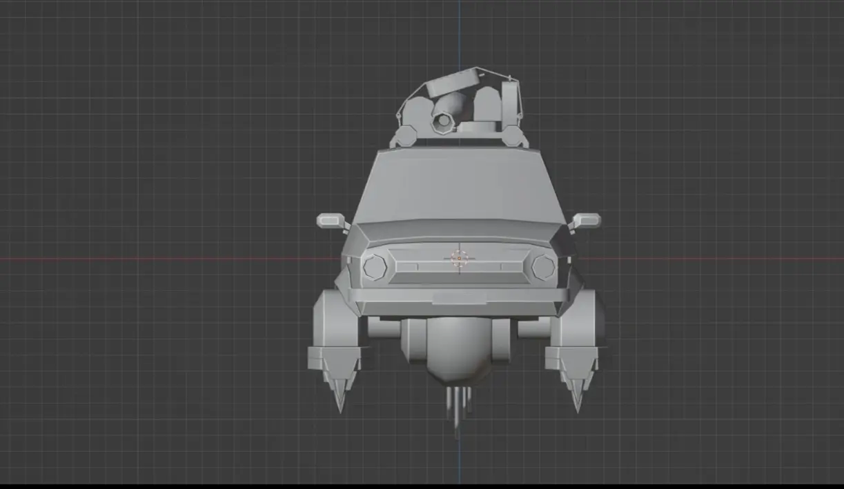 Game screenshot showing spaceship flying through asteroid field