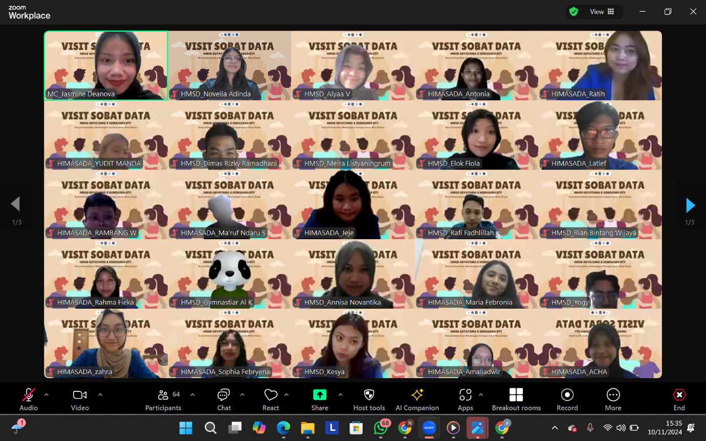 Visit Sobat Data (VISODA) bersama HIMASADA UTY