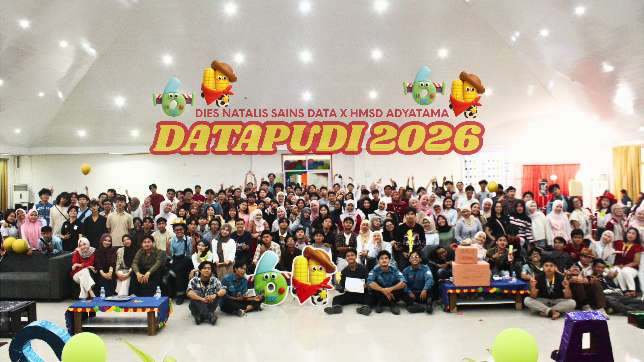 DATAPUDI 2026: Dies Natalis Sains Data X HMSD Adyatama ITERA Hadirkan Semangat Kebersamaan dan Kemeriahan Tak Terlupakan