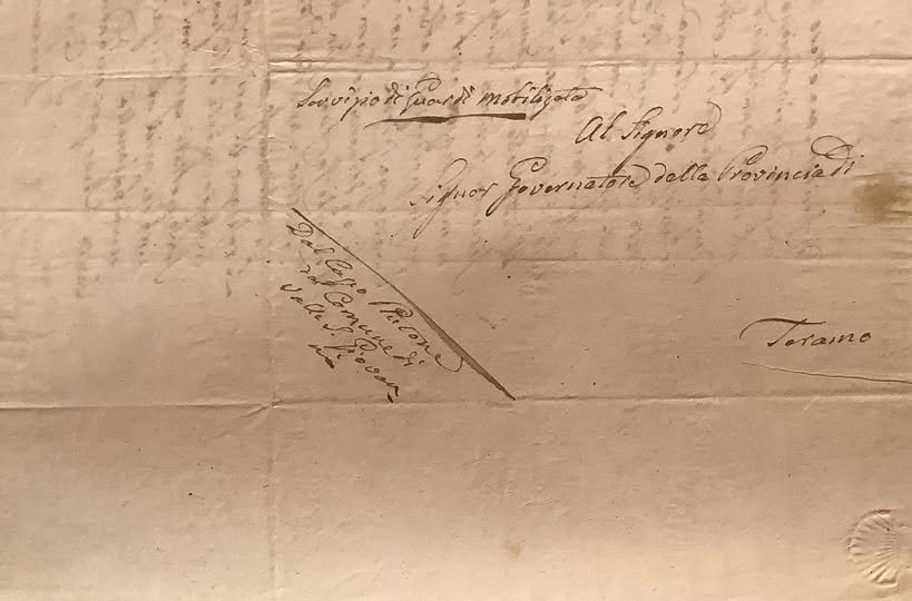 Venerdì 17 maggio 1861 il capo plotone Domenico Sabatini
