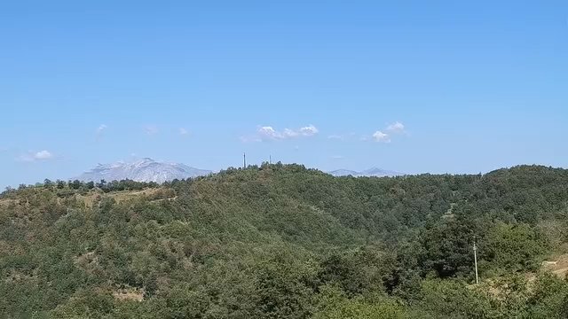 video veduta monti della laga