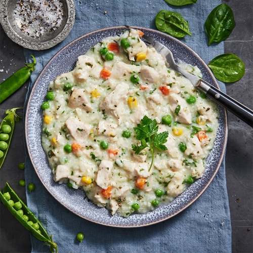 Calories in Pitango Risotto Chicken Garlic calcount