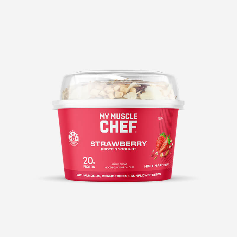 Protein Yoghurt Strawberry with Almond & Cranberry