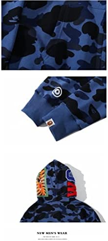 Vue 5 de Homme Hoodie Requin Sweat