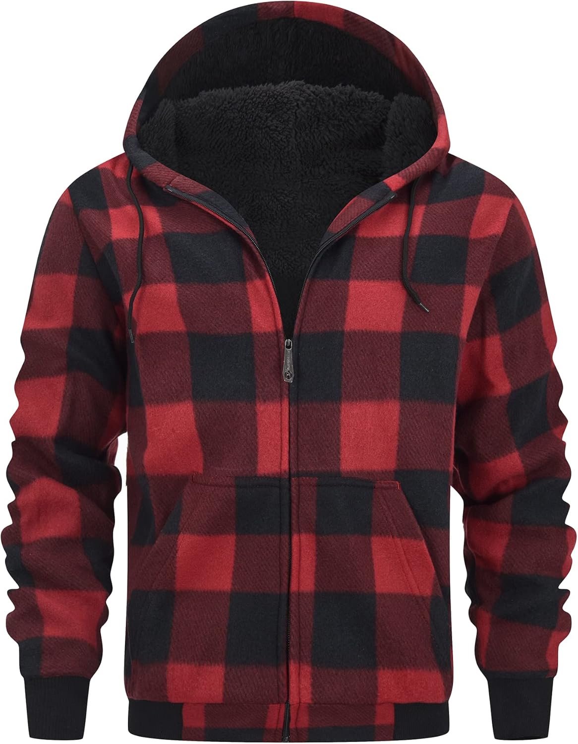 Hommes Carreaux Hoodie