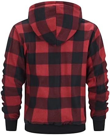 Vue 3 de Hommes Carreaux Hoodie