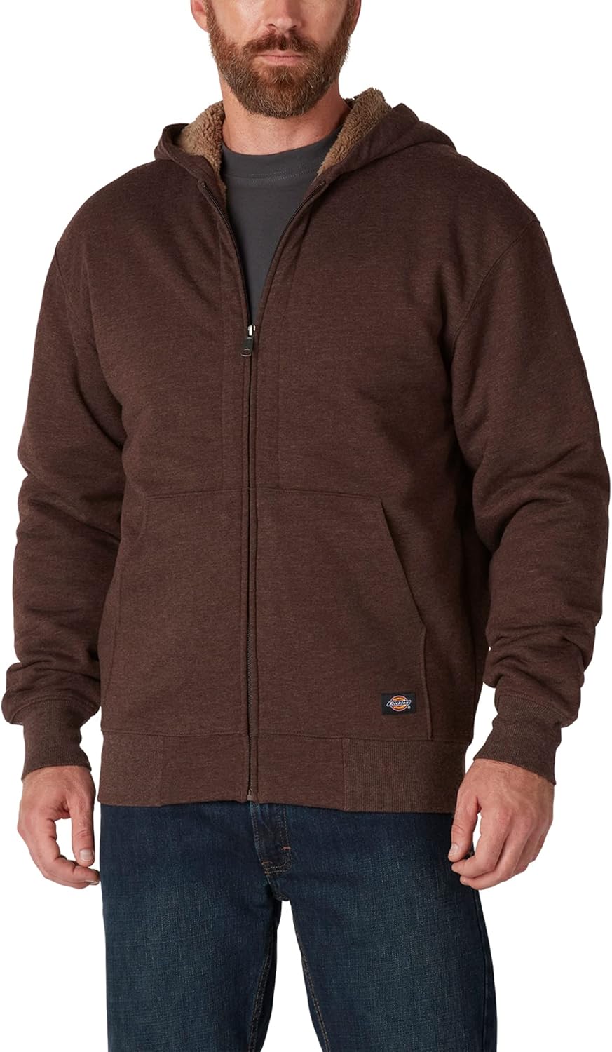 Sherpa Lined Hooded Sweatshirt