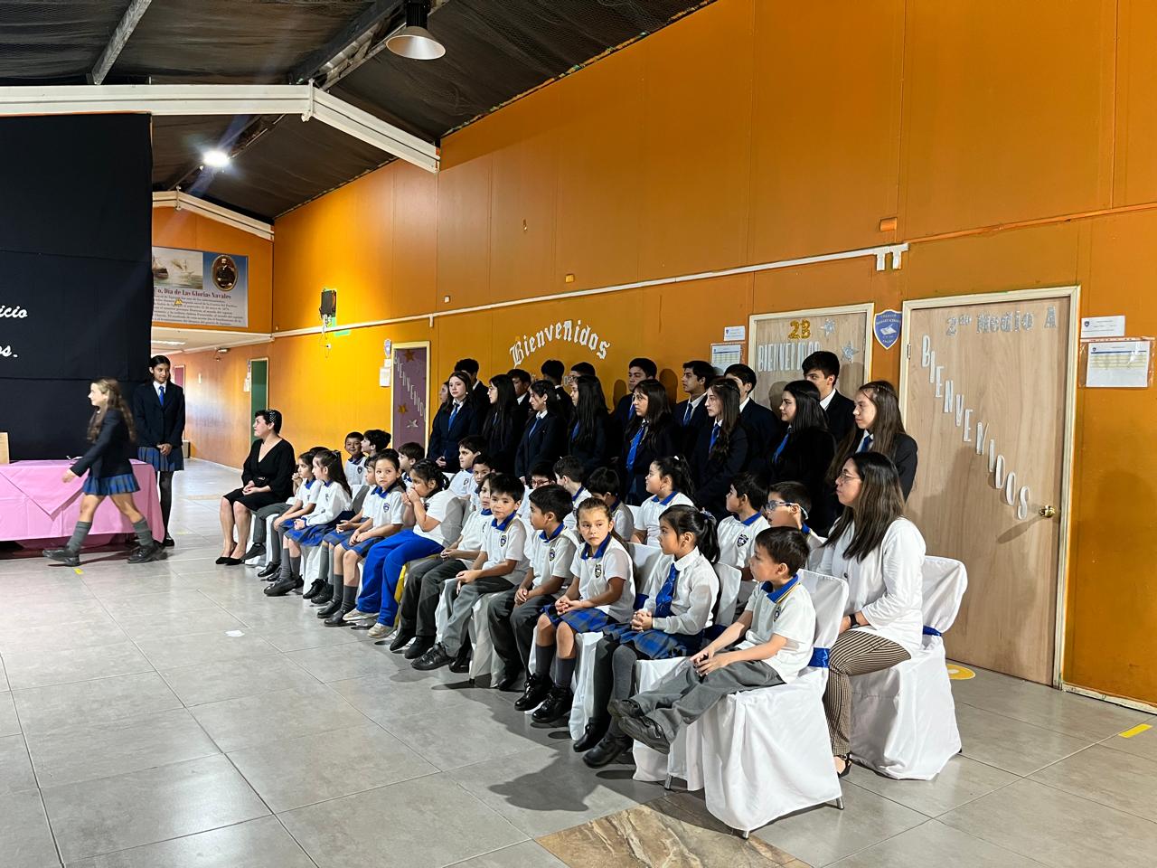 Bienvenida a estudiantes de 1eros años básicos 2024