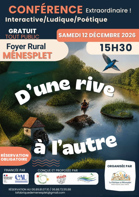 Conférence d'une rive à l'autre — Ménesplet