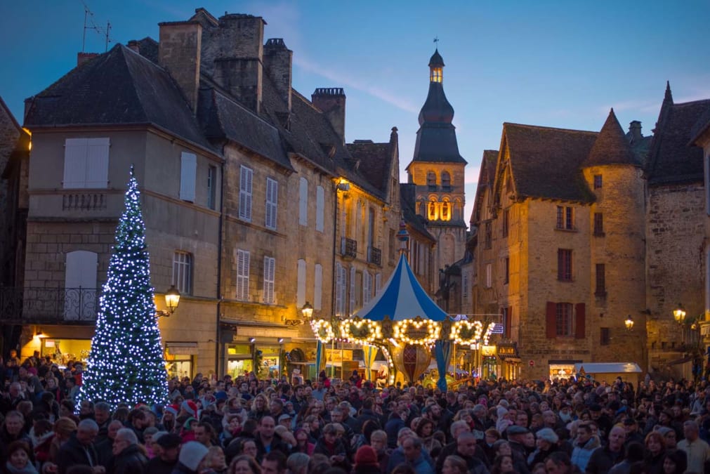 Inauguration du Marché de Noel — Sarlat-la-Canéda