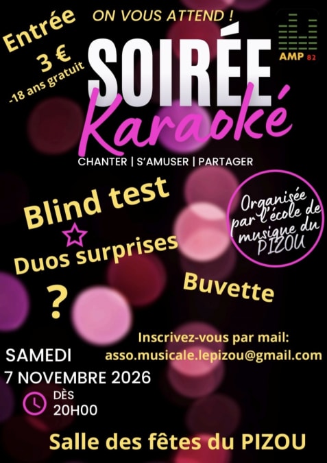 Soirée karaoké — Le Pizou