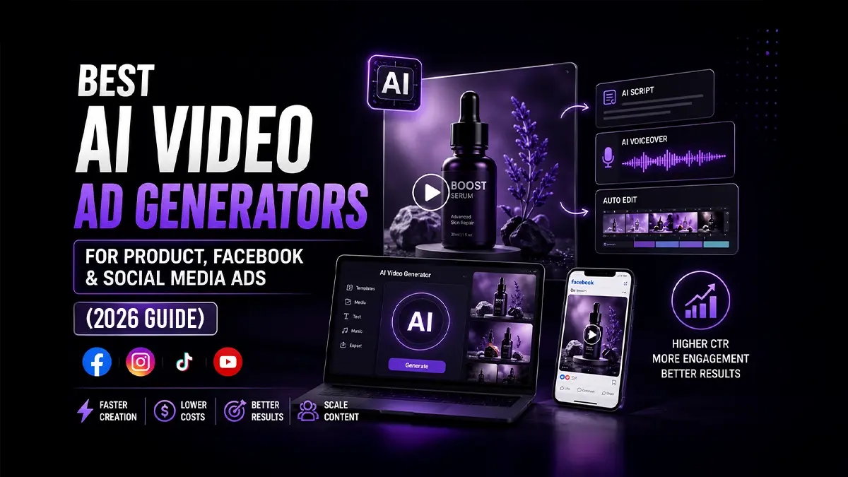 Best AI Video Ad Generators for Product, Facebook & Social Media Ads