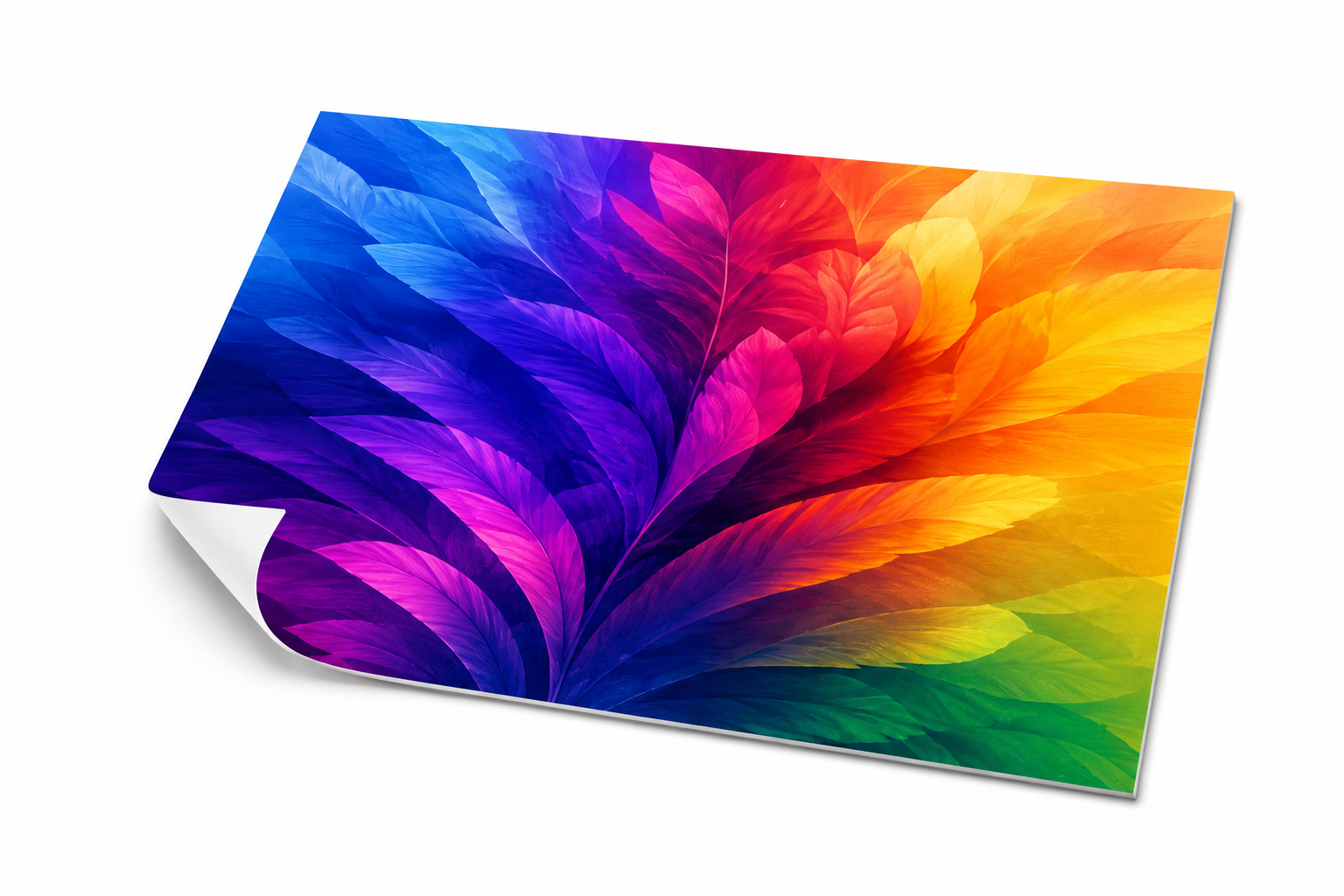 Abstract Gradient Artistic Vinyl Poster - UV-Printed 4