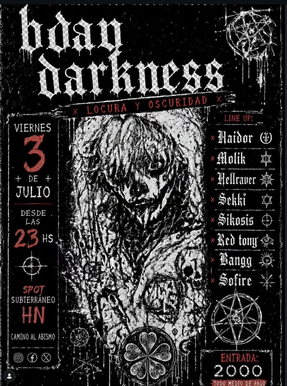 DARKNESS BIRTHDAY