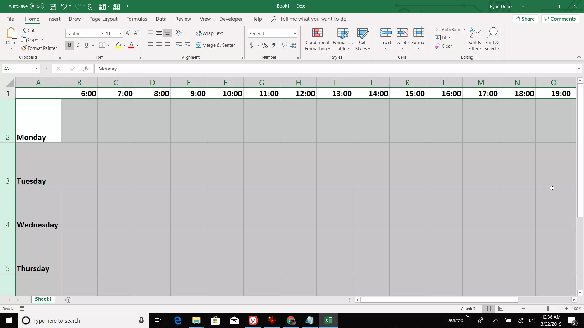 How To Make a Pre-Made Calendar in Excel