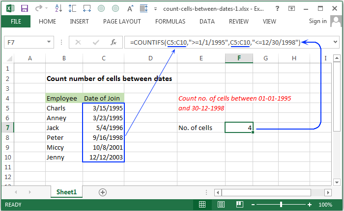 How To Count Numbers In Excel