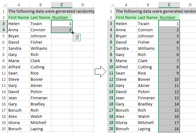 How To Use Autofill In Excel Excel Examples 0731