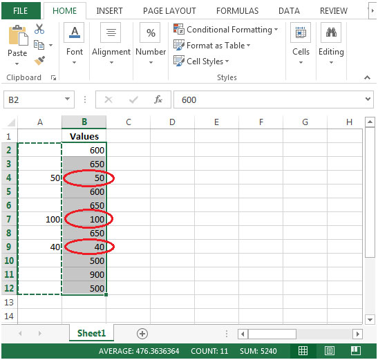 How to Skip Blanks in Microsoft Excel